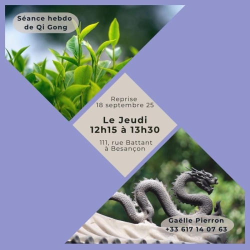 18 septembre 2025, c'est la Rentrée Qi Gong !