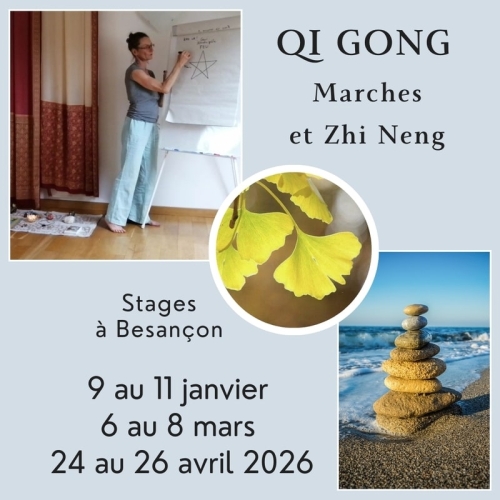 Prochains stages Qi Gong à Besançon avec Gaëlle Pierron