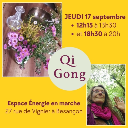 17 septembre 2026 : Qi Gong